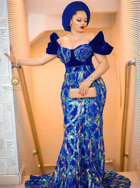 Amazing Royal Blue Colour Aso Ebi And Owambe Styles Volume 2 0