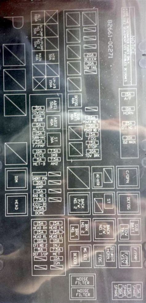 2024 Toyota Tundra Fuse Box Diagram Diagram Mack Le Fuse D