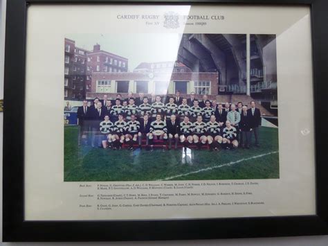 Photograph Cardiff Rfc 198889 Cardiff Rugby Museum