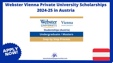 Webster Vienna Private University Scholarships 2024-25 in Austria ...