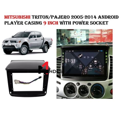 Android Player Casing Mitsubishi Triton Pajero With