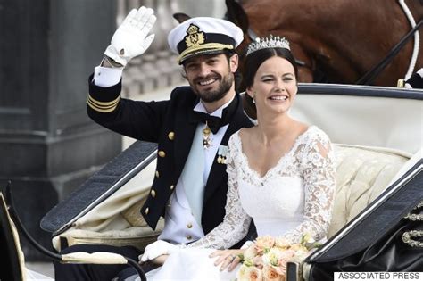 Sweden S Prince Carl Philip Marries Reality Star Sofia Hellqvist In Fairytale Wedding Huffpost