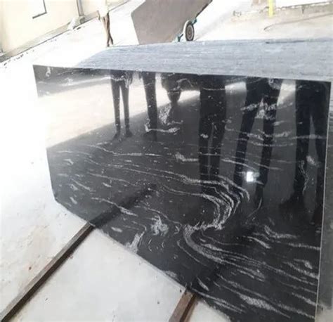 Indian Marble Polished Finish Black Forest Granite Slab Thickness