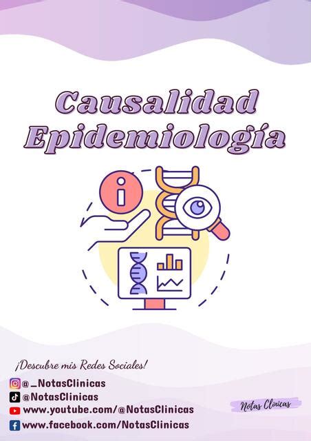 Causalidad Epidemiolog A Notas Cl Nicas Udocz