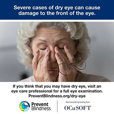 VM Prevent Blindness Declares July As Dry Eye Awareness Month Offers