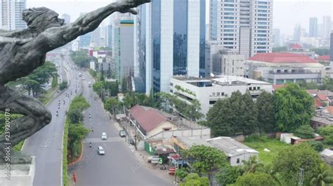 JAKARTA Indonesia December 12 2018 Aerial Landscape Of Dirgantara