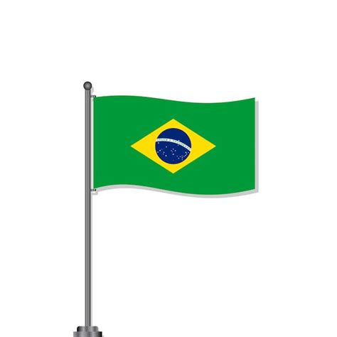 Premium Vector Illustration Of Brazil Flag Template