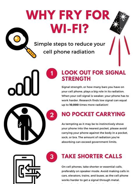 Infographics On Cell Phone Radiation Wi Fi And 5g Environmental