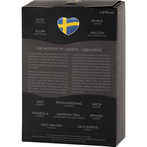 Köp Swedish Fika Lösgodis Liquorice Lakrits 300g på delitea se