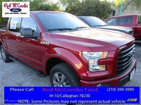 2016 Ruby Red Ford F150 Xlt Supercrew 4x4 111809164 Photo 5