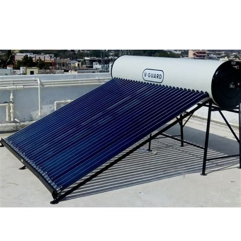 Stainless Steel Storage V Guard Solar Water Heater Pressurized Lpd