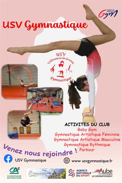 Inscription 2023 2024 Union Sportive De Villenauxe Gymnastique