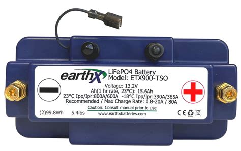 Etx900 Tso Faa Approved Certified Lithium Aircraft Battery