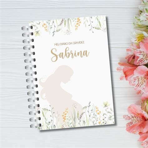 Diário da Gravidez Gravidinha Nude Elo7 Produtos Especiais