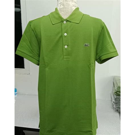 Lacoste Mens Polo Shirt Slim Fit Pique Code Ph7937 10 Tax Defect Item Shopee Philippines