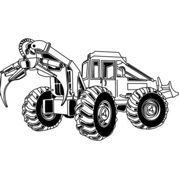 Logging Equipment Clipart