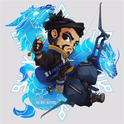 Artstation Overwatch Casual Hanzo