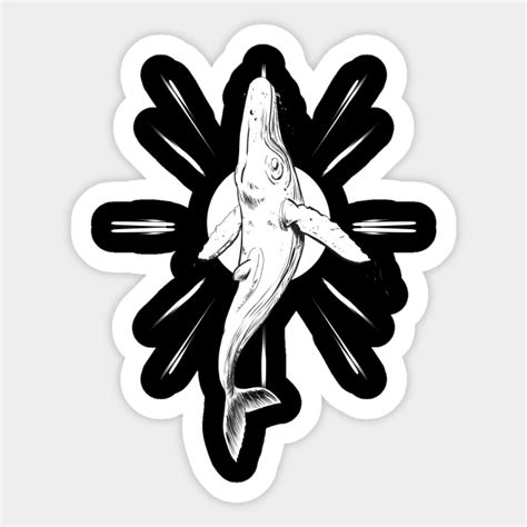 White whale holy grail - Moby Dick - Sticker | TeePublic