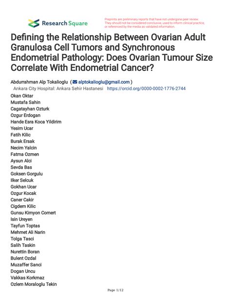 Pdf Defining The Relationship Between Ovarian Adult Granulosa Cell