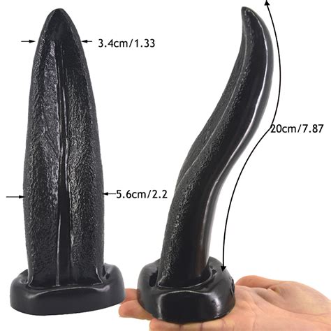 Tongue Shape Anal Plug Black Pleasure Me Sex Toys And Vibrators