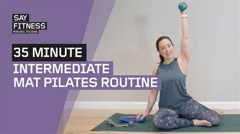 35 Minute Intermediate Mat Pilates Routine Youtube