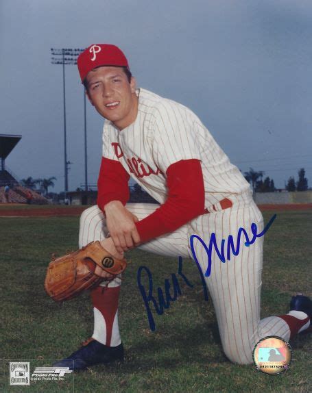 Autographed Rick Wise X Philadelphia Phillies Photo Main Line