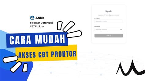 menjalankan proktor browser anbk  youtube