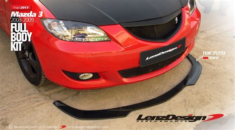 Mazda 3 Bk Lenzdesign Bodykit And Spoilers 2003 2004 2005 2006 2007 2008 2009