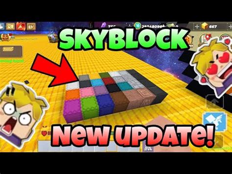 New Update In SKYBLOCK New Blocks In SKYBLOCK Blockman Go YouTube