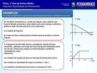 Impulso E Quantidade De Movimento - Impulso e quantidade de movimento apresentação.ppt