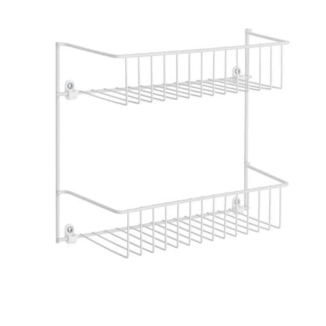 Buy 2 Tier Rack Wire Shelf 12 5 In W X 10 5 In H X 5 In D Online At Lowest Price In India