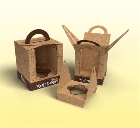 Custom Kraft Bakery Boxes Bakery Packaging Rcb