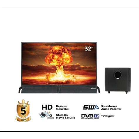 Jual Polytron Cinemax Soundbar Digital Led Tv Inch Pld Bv