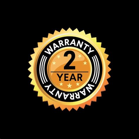 Premium Vector Year Vector Warranty Icon Badge Packaging Sticker