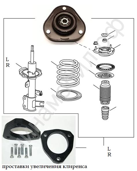 Передний амортизатор Geely Emgrand EC7