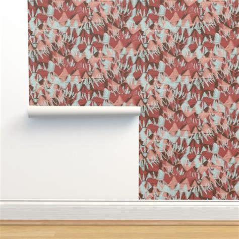 Abstract Zig Zag Patches By Spoonflower