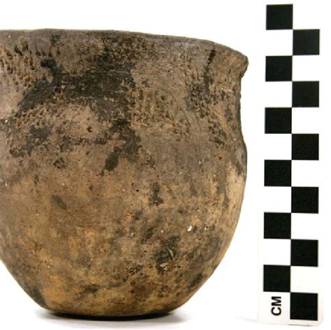 Incised Punctated Jar Burial 33 Vessel 186 From The Henry Spencer