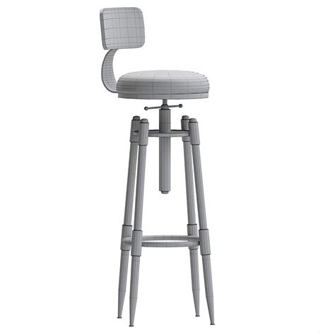 Adjustable Counter Height Bar Stools 3d Model By Moradalia