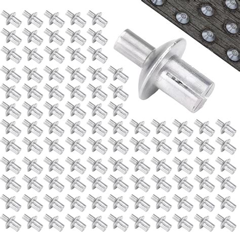 Amazon 200pcs Aluminum Blind Rivet Hammer Drive Rivets Half