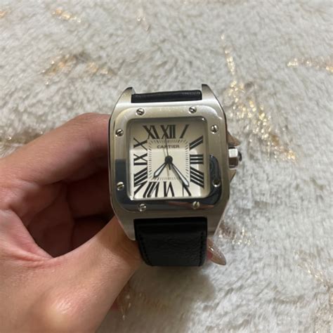 Cartier Watch Jam Tangan Cartier Cartier Santos 100 Barang Mewah Jam