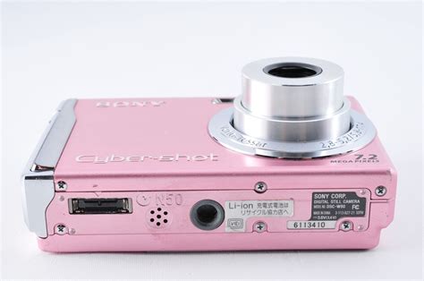 Exc 5 Sony Cyber Shot DSC W80 Pink 7 2MP Digital Camera From JAPAN