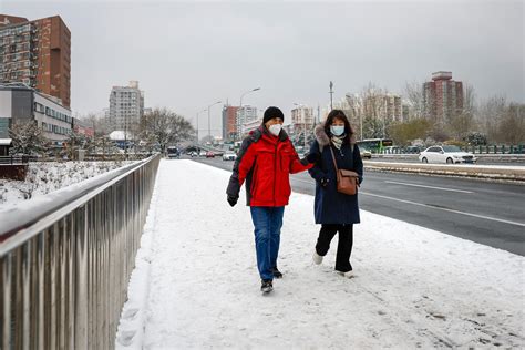 China Emite Alerta Por Ola De Fr O Que Deja Nevadas En Varias Zonas Del