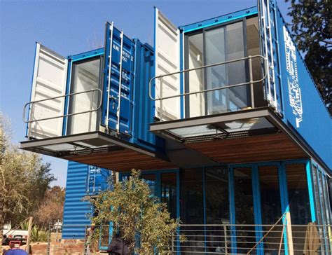 Cantilevered Shipping Container Coffee Shop Pops Up In Johannesburg