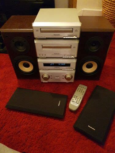 Technics Mini Hifi System Sl Hd Rs Hd St Hd Sb Hd Speakers