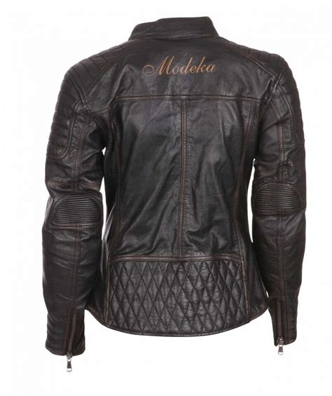 Modeka Lederjacke Kalea Lady Schwarz Ebay