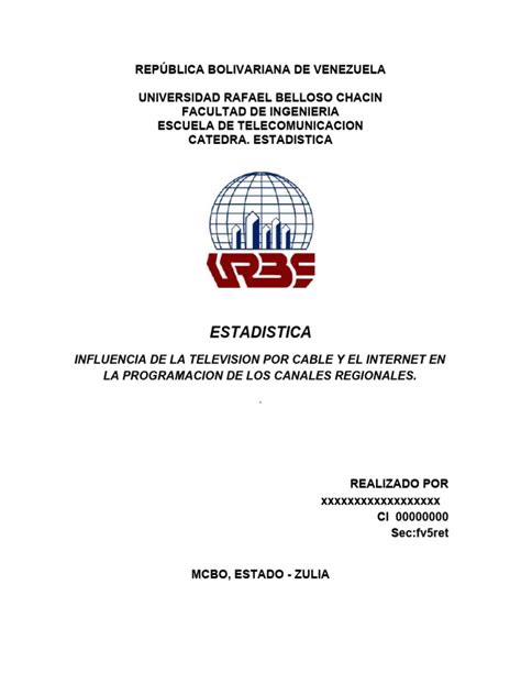 Trabajo De Estadistica Muestreo Pdf Muestreo Estadísticas Margen De Error