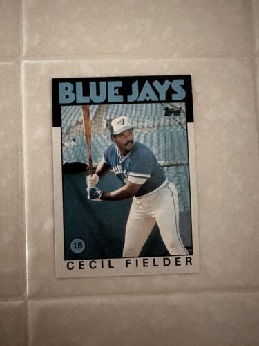 1986 Topps 386 Cecil Fielder RC EBay