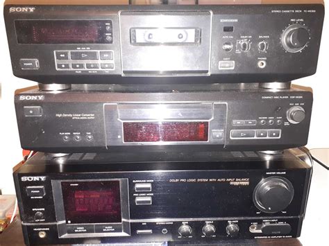 Sony Amplificator TA AV570 CD Player CDP XE330 Deck TC KE300