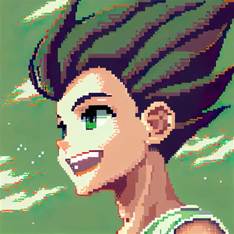 Gon Freecss Pixel Portrait By Chilledtones On Deviantart