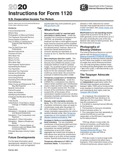 Amended 1120s Instructions Fill Online Printable Fillable Blank